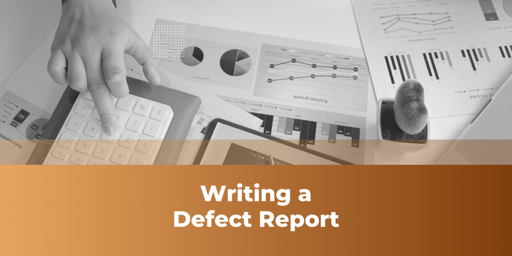 Writing a defect report