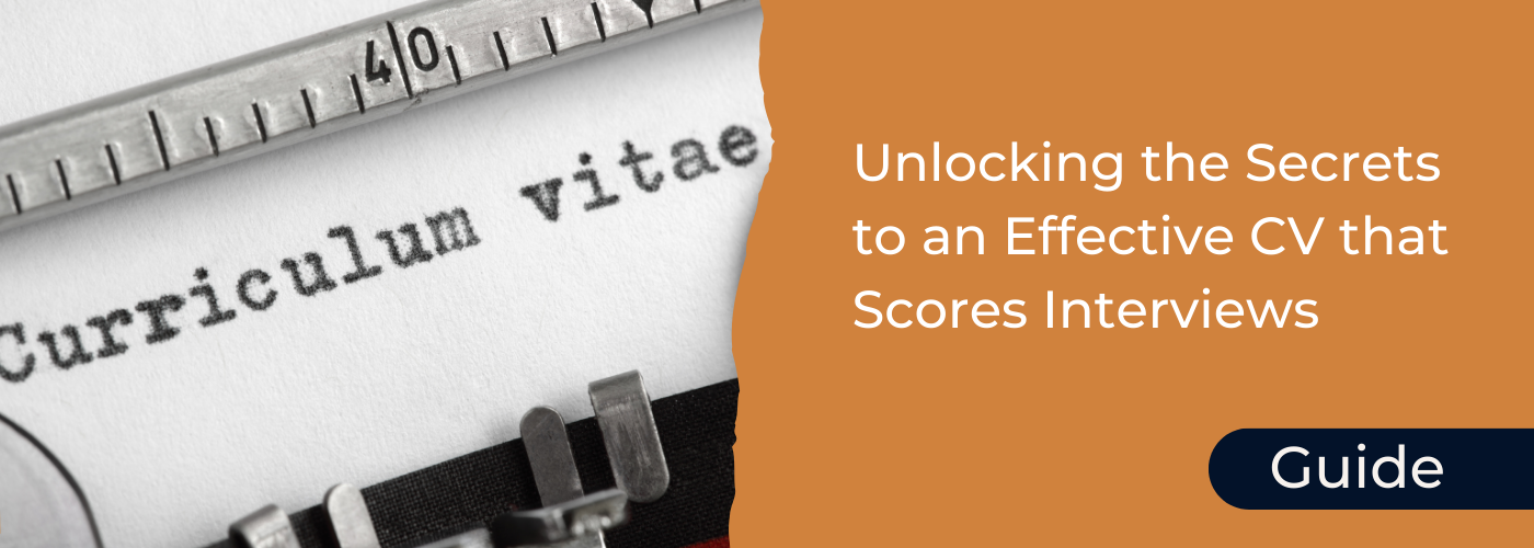From Experience to Paper: Writing an Effective CV
